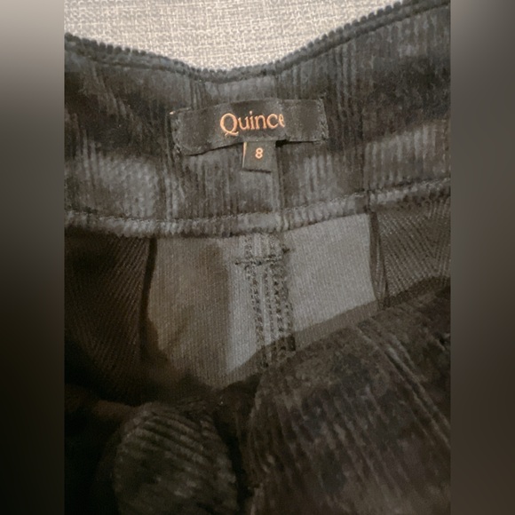 NWT!! Quince Organic Stretch Corduroy Cropped Wide Leg Pants - Picture 8 of 8